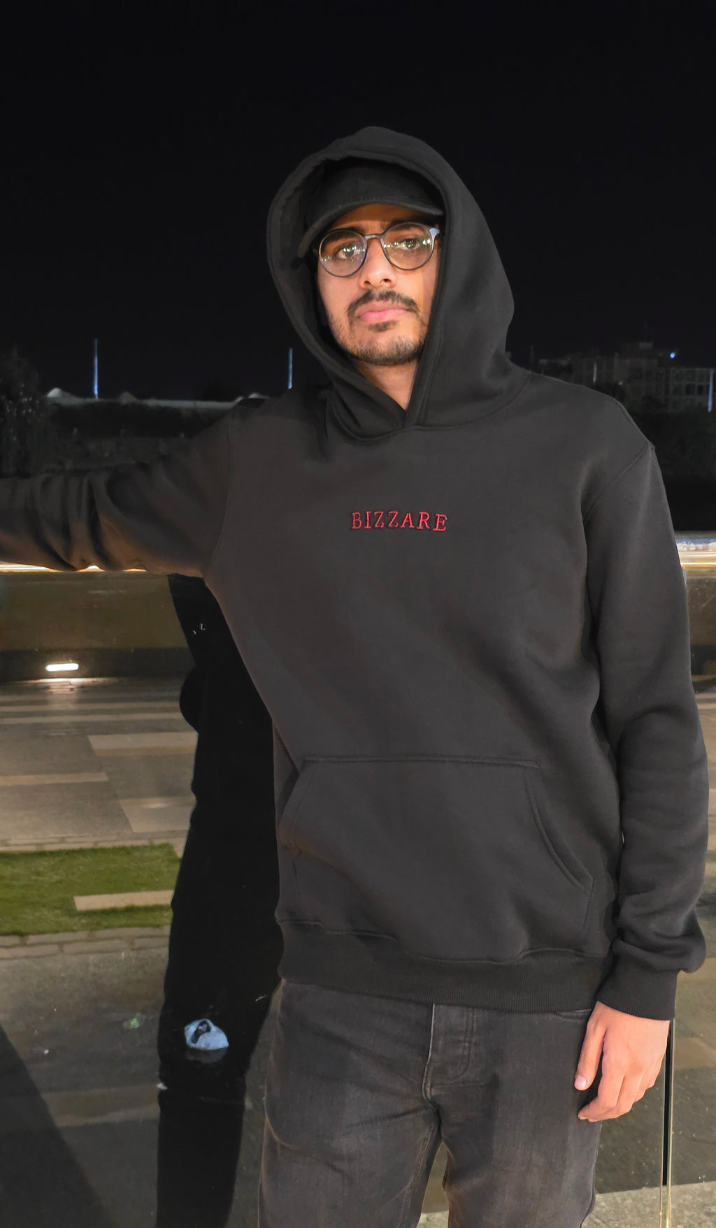Black Bizzare Hoodie